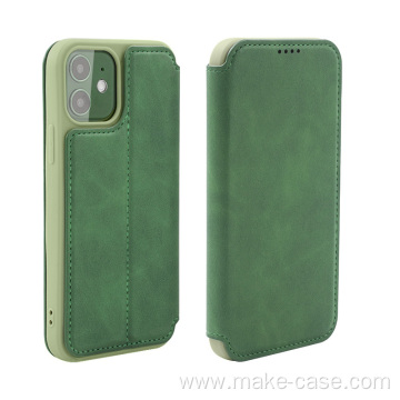 Vintage Flip Leather Case For Galaxy S21